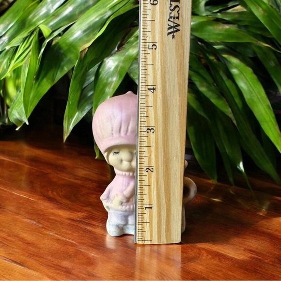 Vintage UCTCI Japan Ceramic “Poppet” Girl Bud Vase Figurine – 1970s - Picture 9 of 12